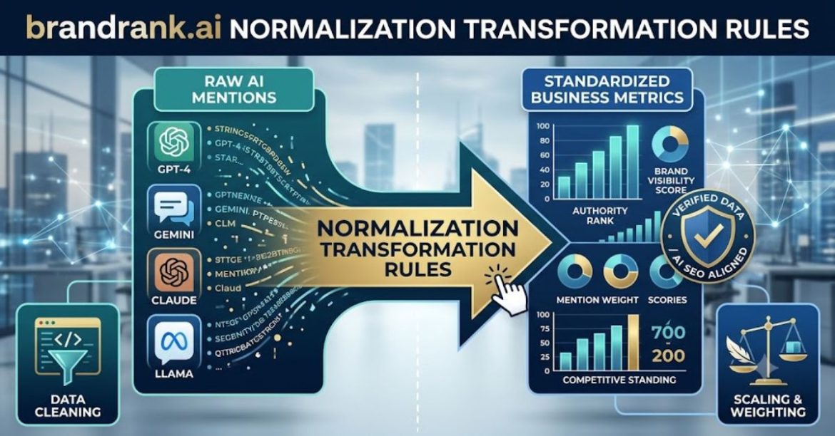 brandrank.ai normalization transformation rules
