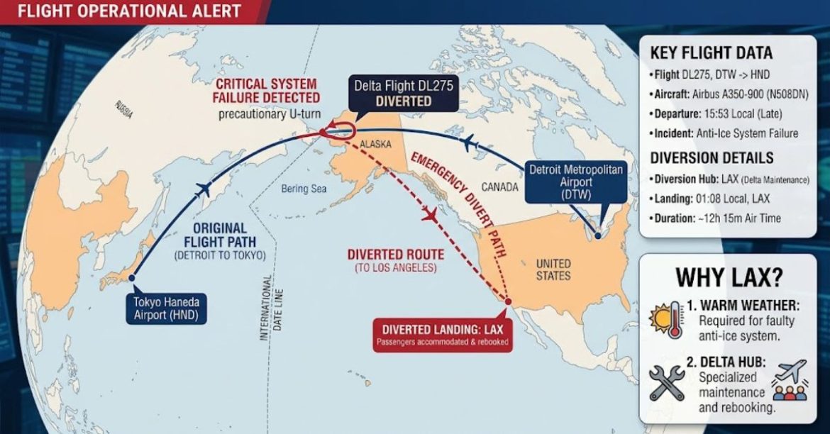 Delta Flight DL275 Diverted LAX